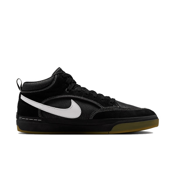 Nike SB React Leo - Black / White / Black / Gum Light — chaussures