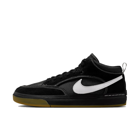 Nike SB React Leo - Black / White / Black / Gum Light - Streetart.fr