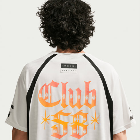 Nike SB Skate Short-Sleeve Jersey World Cup Club 58 - Sail / Black - Streetart.fr