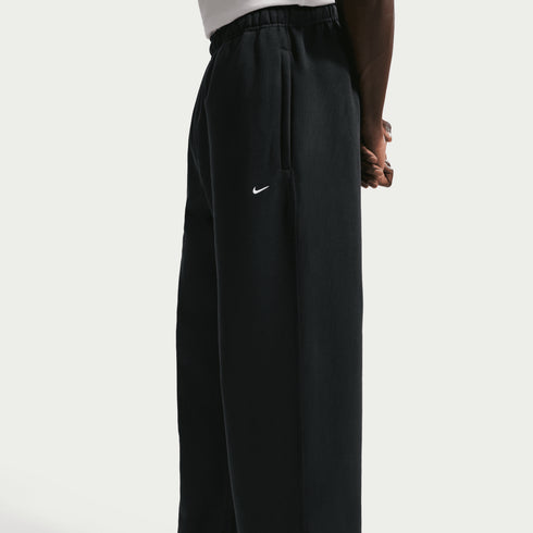 Nike SB Solo Swoosh Fleece Open-Hem Pant - Black / White - HV1090-010