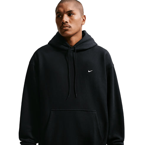 Nike SB Solo Swoosh Hoodie - Black / Black / White - Streetart.fr