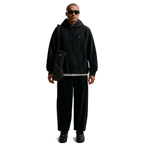 Nike SB Solo Swoosh Hoodie - Black / Black / White - Streetart.fr