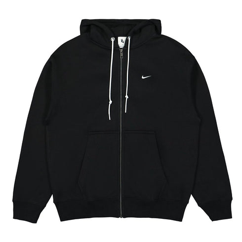Nike SB Solo Swoosh Hw Fz Sweat A Capuche Zip - Black / White - Streetart.fr