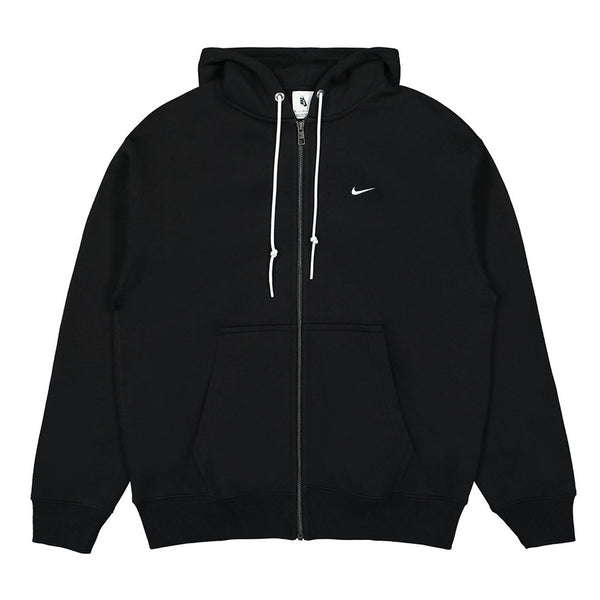 Nike SB Solo Swoosh Hw Fz Sweat A Capuche Zip - Black / White - Streetart.fr