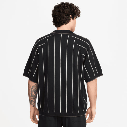 Nike Sb Stripe Ss Polo Sweater - Black / Sail / Black - Streetart.fr