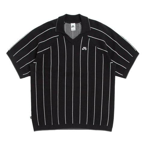Nike Sb Stripe Ss Polo Sweater - Black / Sail / Black - Streetart.fr