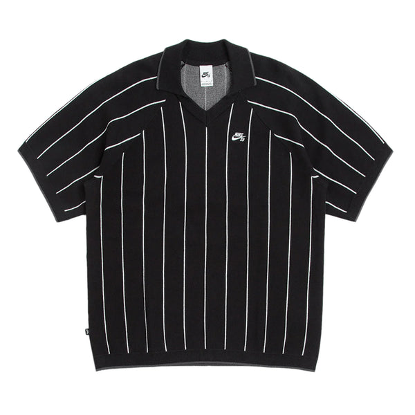Nike Sb Stripe Ss Polo Sweater - Black / Sail / Black - Streetart.fr