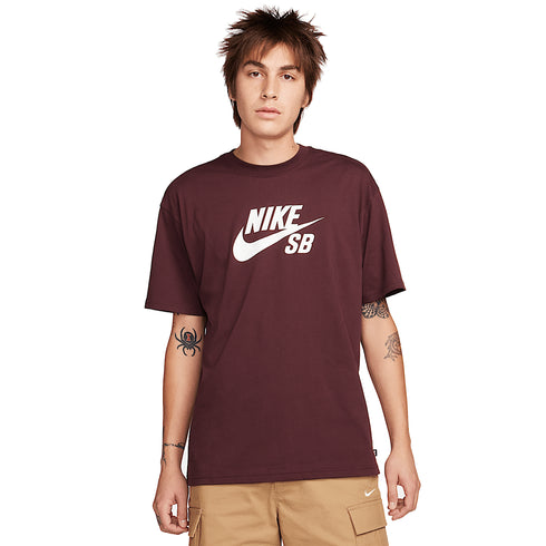 Nike SB Tee Logo Hbr Burgundy Crush - Streetart.fr