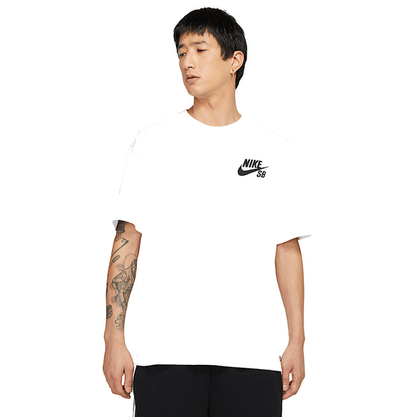Nike SB Tee Logo Lbr - White / Black — t-shirt