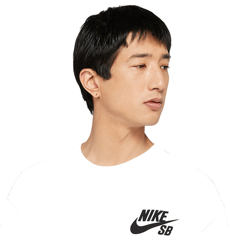 Nike SB Tee Logo Lbr - White / Black - Streetart.fr