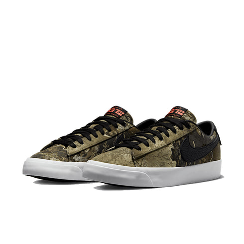 Nike SB Zoom Blazer Low Pro Gt Real Tree Black / Safety Orange-Black - Streetart.fr