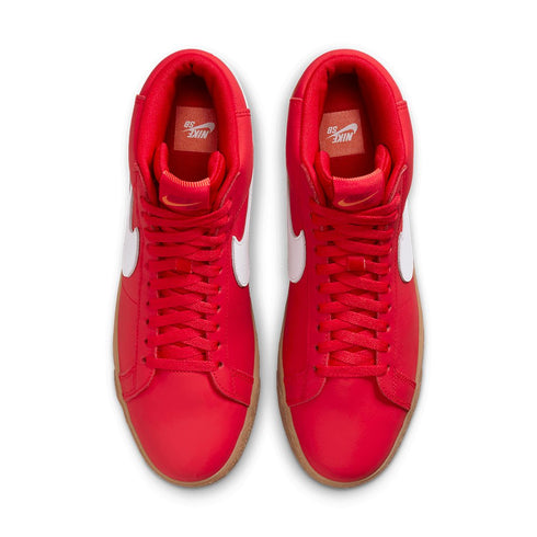 Nike Sb Zoom Blazer Mid Iso - University Red / White - White - Streetart.fr