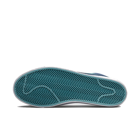 Nike SB Zoom Blazer Mid - Midnight Navy / Noise Aqua - Streetart.fr