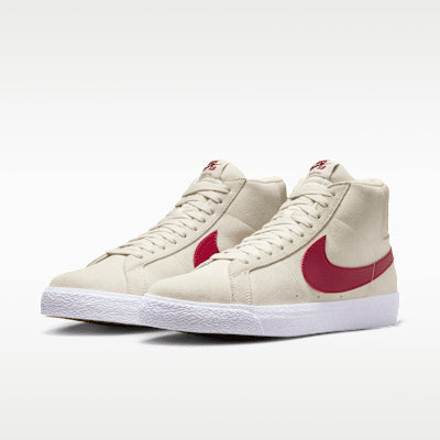 Nike SB Zoom Blazer Mid - Pale Ivory / Noble Red / Silt Red - Streetart.fr
