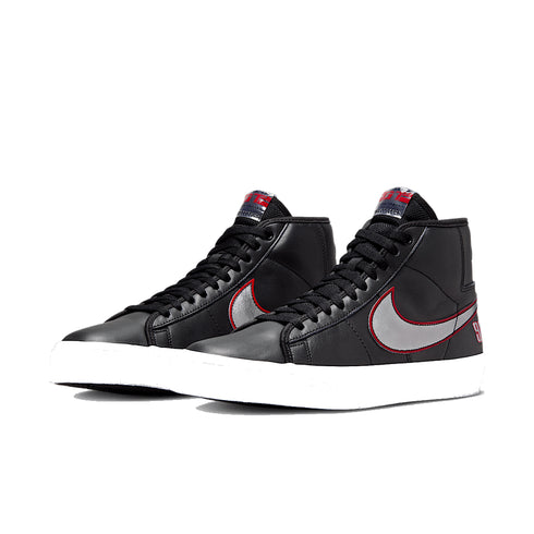 Nike SB Zoom Blazer Mid Pro - Gt Black / Metallic Silver - Streetart.fr