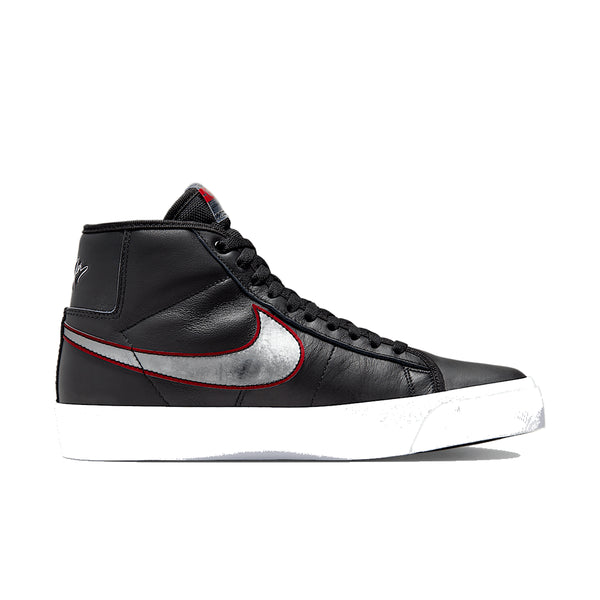 Nike SB Zoom Blazer Mid Pro - Gt Black / Metallic Silver - Streetart.fr