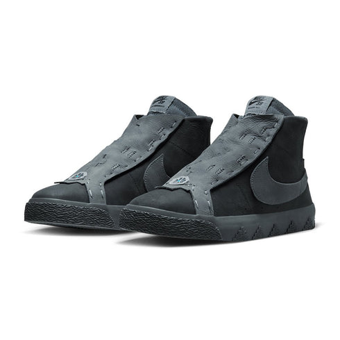 Nike Sb Zoom Blazer Mid Qs Diorr Greenwood - Anthracite / Dk Smoke Grey - Streetart.fr
