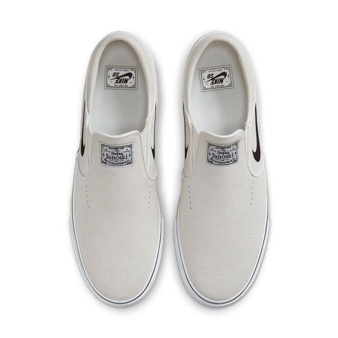 Nike Sb Zoom Janoski + Slip On - Summit White / Black - Summit White - White - Streetart.fr