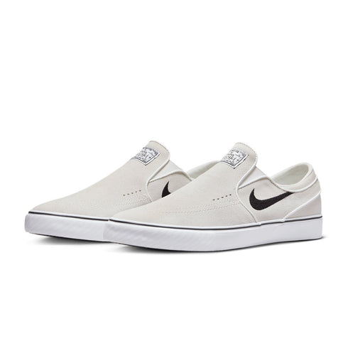 Nike Sb Zoom Janoski + Slip On - Summit White / Black - Summit White - White - Streetart.fr