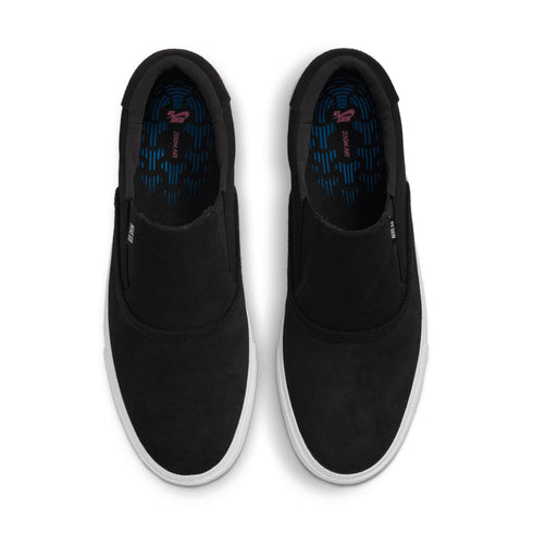 Nike SB Zoom Verona Slip Black / White-Black - Streetart.fr