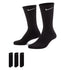 Nike SB Nk Everyday Csh Crew Sock 3 Paire - 132 Black / White Nike