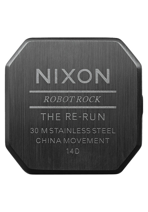 Nixon Re-Run - All Black - Streetart.fr
