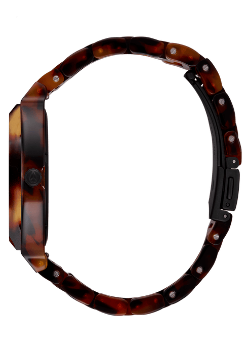 Nixon Time Teller Acetate - Tortoise - Streetart.fr