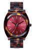 Nixon Time Teller Acetate - Tortoise - Streetart.fr