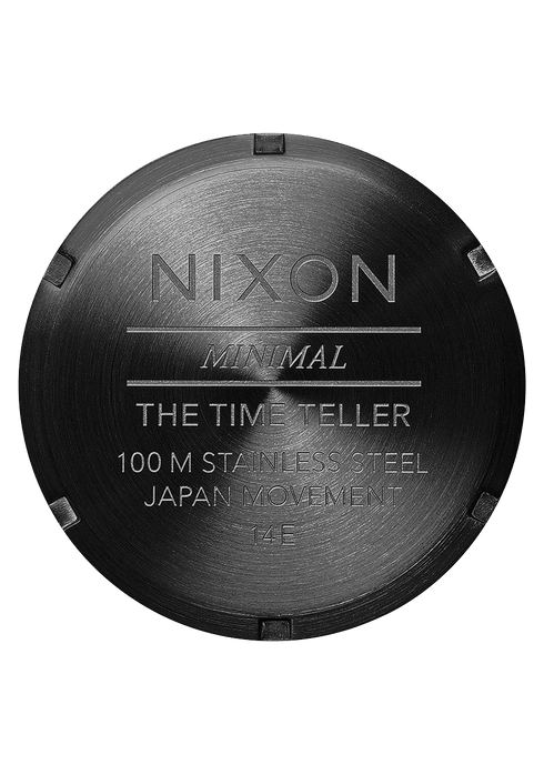 Nixon Time Teller - All Black - Streetart.fr