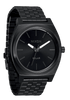 Nixon Time Teller Solar - All Black / White - Streetart.fr
