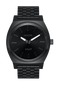 Nixon Time Teller Solar - All Black / White - Streetart.fr