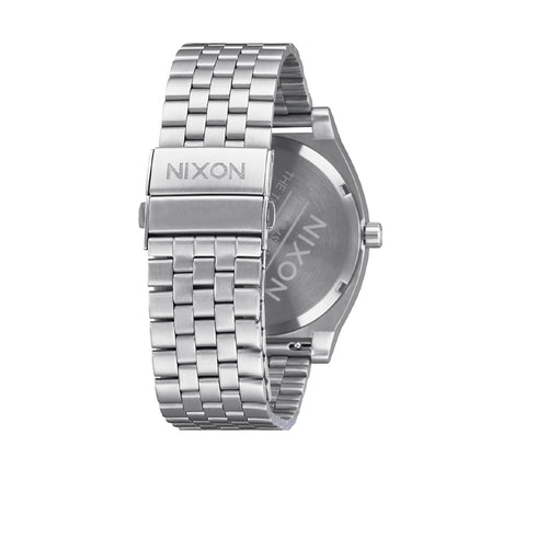 Nixon Time Teller Solar - Silver / Snow - Streetart.fr