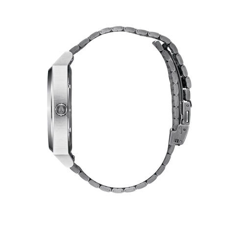 Nixon Time Teller Solar - Silver / Snow - Streetart.fr