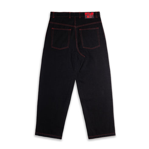 Polar Big Boy Pants - Apocalypse Nun Black / Red
