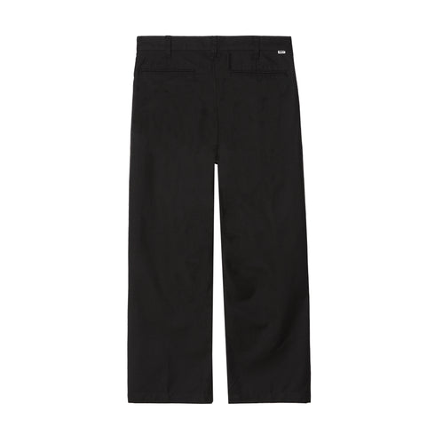 Obey Armel Pleated Pant - Black - Streetart.fr