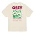 Obey Art Studio Flowers T-Shirt - Cream - Streetart.fr