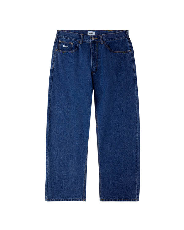 Obey Bigwig Denim Pant Rinse Indigo
