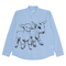 Obey Billy Woven - Light Blue Multi - Streetart.fr