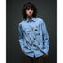 Obey Billy Woven - Light Blue Multi - Streetart.fr