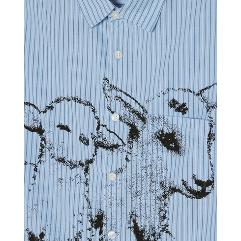 Obey Billy Woven - Light Blue Multi - Streetart.fr