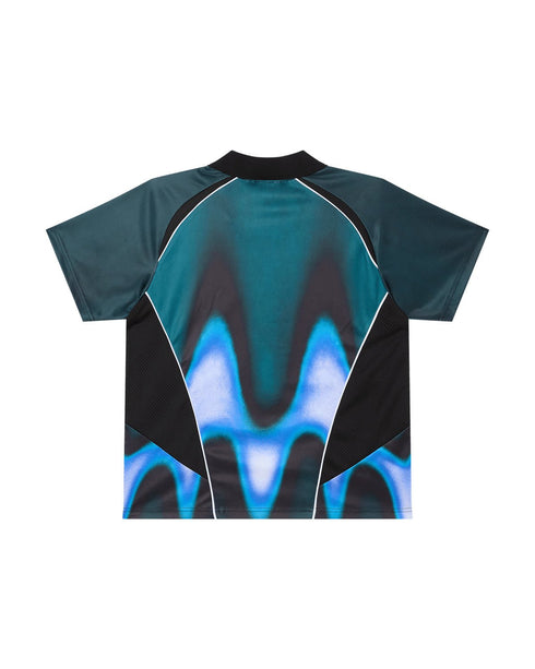 Obey Blurred Soccer Jersey - Dark Teal - Streetart.fr
