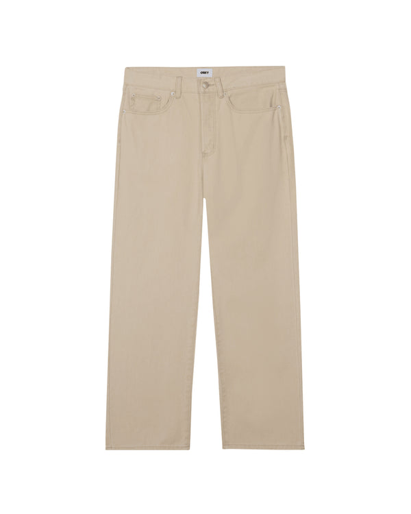 Obey Classic Baggy Denim Pant - Pelican Faded Wash