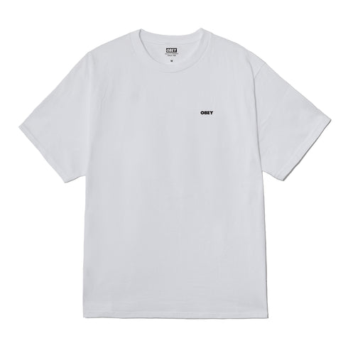 Obey Cosmic Noise T-Shirt - White - Streetart.fr