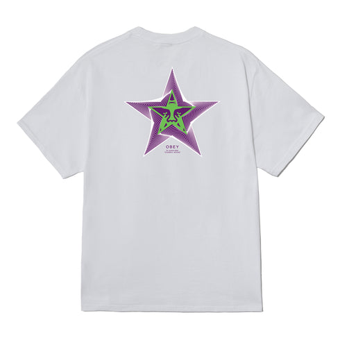 Obey Cosmic Noise T-Shirt - White - Streetart.fr