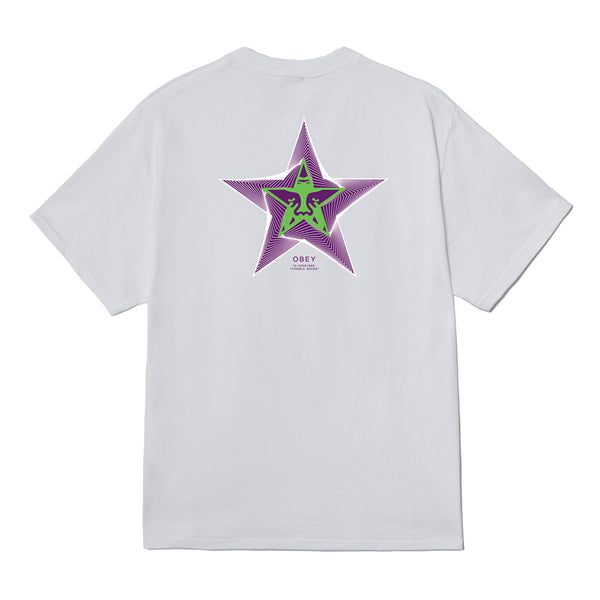 Obey Cosmic Noise T-Shirt - White - Streetart.fr