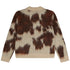 Obey Cow Pattern Zip Sweater - Cow Multi - Streetart.fr