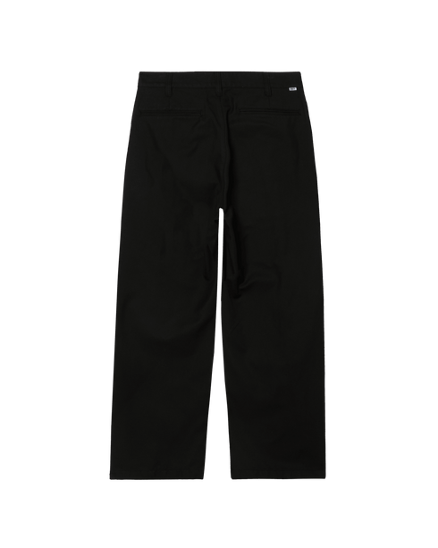 Obey Dean Pleated Pant - Black - Streetart.fr