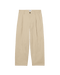 Obey Dean Pleated Pant - Cement - Streetart.fr