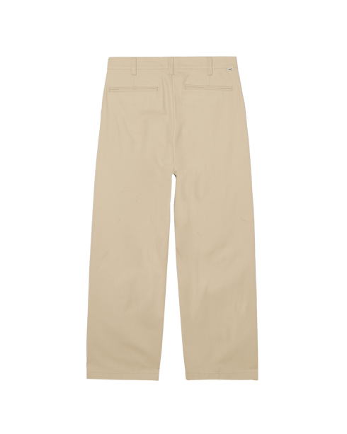 Obey Dean Pleated Pant - Cement - Streetart.fr