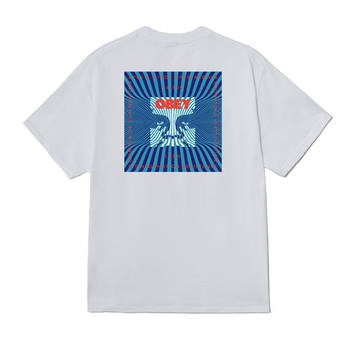 Obey Disinformation Resistance T-Shirt - White - Streetart.fr